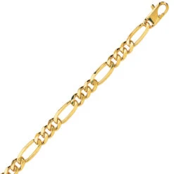 Chaine En Or Maille Alternée Ultra-plate 6mm 26.44g Laura - 522.6