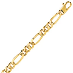 Chaine En Or Maille Alternée Ultra-plate 7mm 35.84g Margot - 522.7