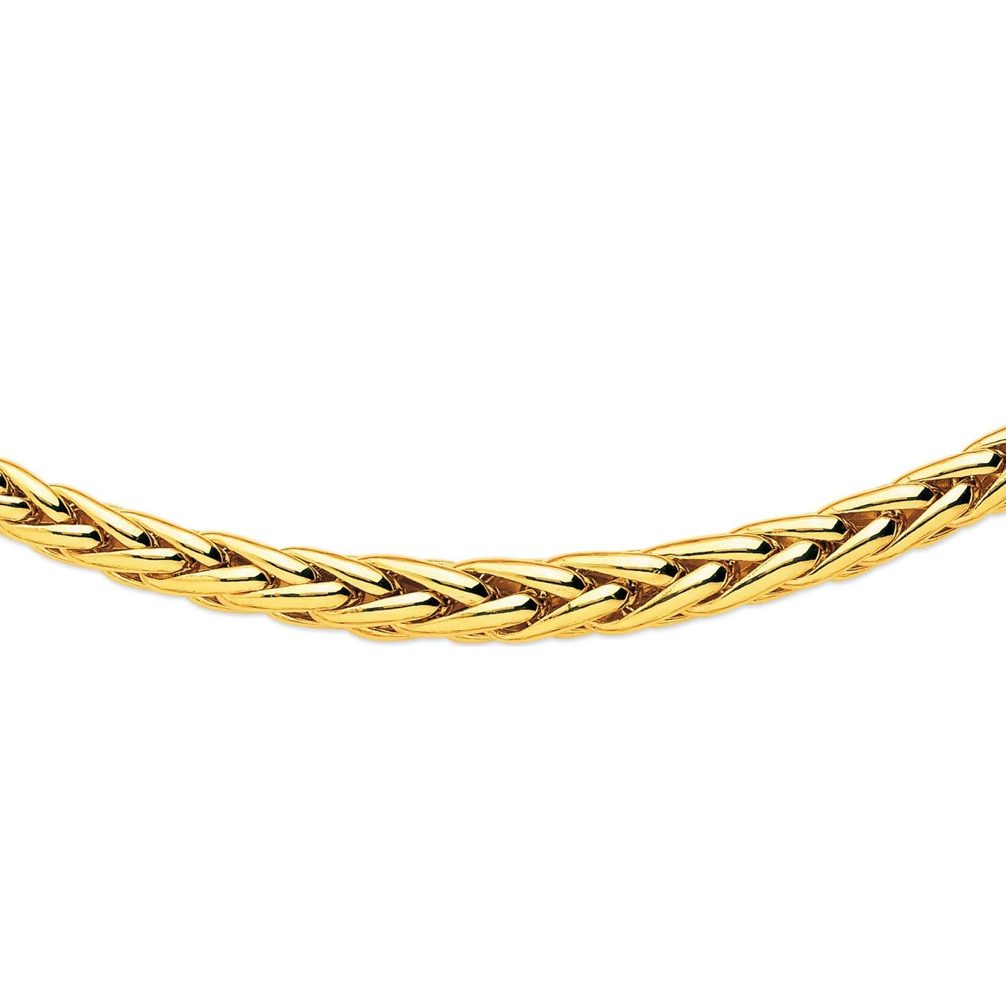 Chaine En Or Maille Palmier 6 Mm 15.5g Jeanne - 2330