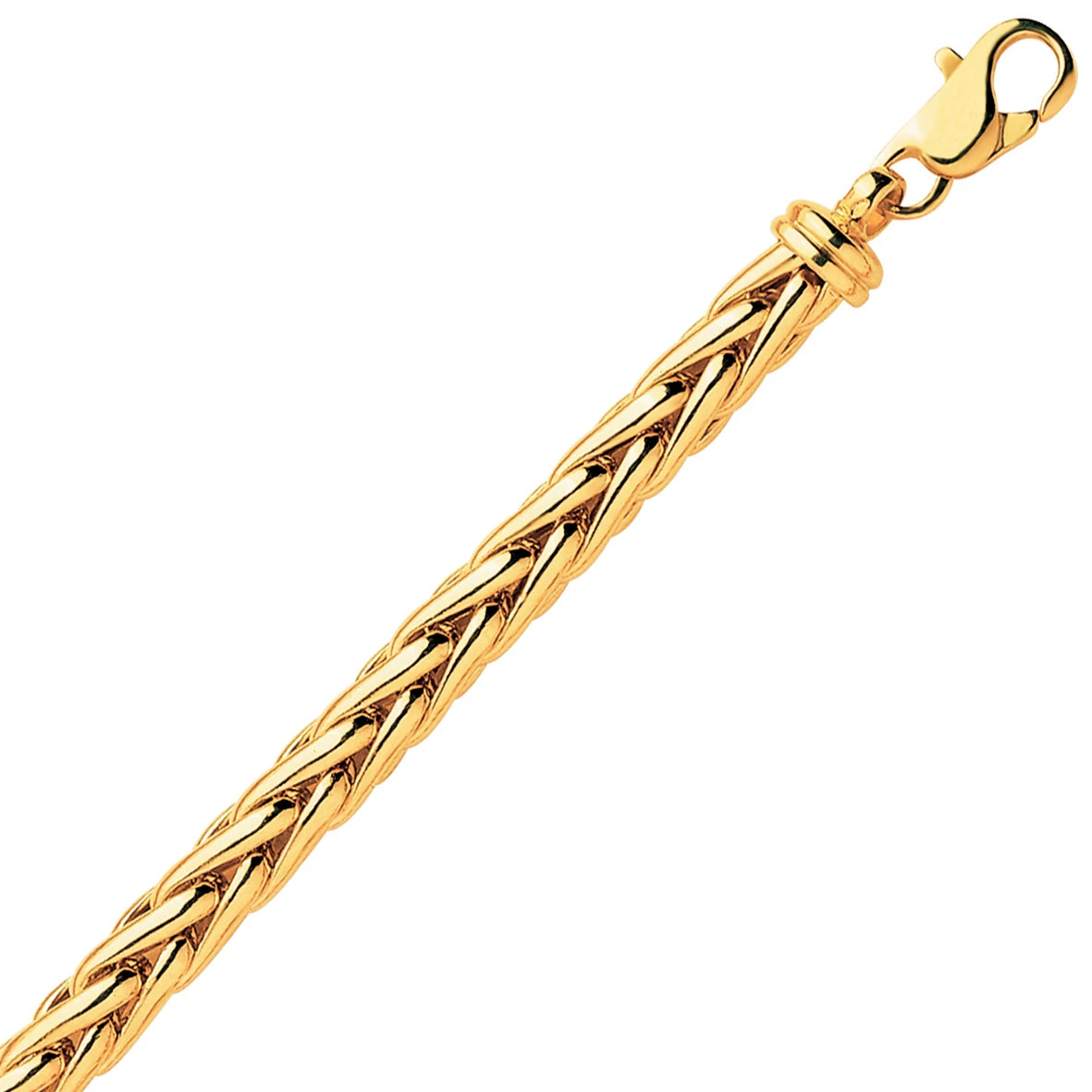 Chaine En Or Maille Palmier 6mm 30.5g Mathilde - 2315M