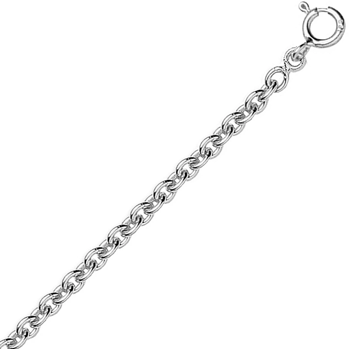 Chaîne Or Maille Forçat Ronde 9 Carats 1.7g -9KFR35GR-Amélia