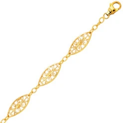 Chaine Or Motif Filigranes 16.35g Yustina - 902