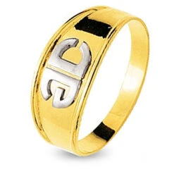 Chevalière 2 Ors Or 18 Ct - 750/1000 - 1.63 G - Mariline - 9K11052M