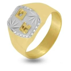 Chevalière Homme Lucas Lucor Or Jaune Or 18 Ct - 750/1000 - 4.32 G - Lisa - X919M43