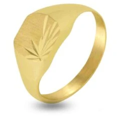 Chevalière Lucas Lucor Or Jaune Or 18 Ct - 750/1000 - 1.1 G - Alanna - XCBB3