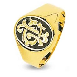 Chevalière Onix Or Jaune Or 18 Ct - 750/1000 - 3.77 G - Rolianne - 670026M