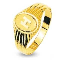 Chevalière Or Jaune Or 18 Ct - 750/1000 - 2.5 G - Vanina - 4972M