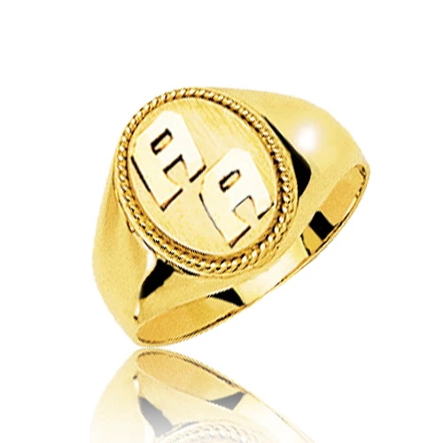 Chevalière Or Jaune Or 18 Ct - 750/1000 - 6.3 G - Sirèna - 3111 – Image 2