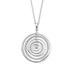 Collier Argent Pavage Zirconium - Naiomy Silver - Femme - Lena - N3S76