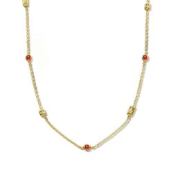 Collier Argent Plaqué Or - Pierres De Couleur - Naiomy Silver - Femme - Alanna - B2I52