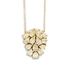 Collier Diamants Jaunes Or Jaune 3.14 Ct Luana - GI2364G/Fancy