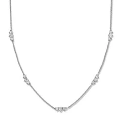 Collier Diamants Or Blanc 0.44 Ct Eliza - 067826A