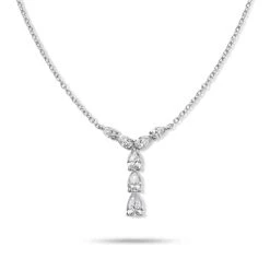 Collier Diamants Or Blanc 0.94 Ct Candice - 067535A