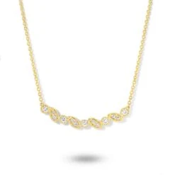 Collier Diamants Or Jaune 0.17 Ct Darjeeling - 064338A