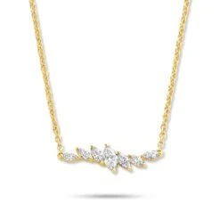 Collier Diamants Or Jaune 0.23 Ct Myriam - 065713A