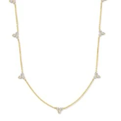 Collier Diamants Or Jaune 0.46 Ct Elisa - 067451A