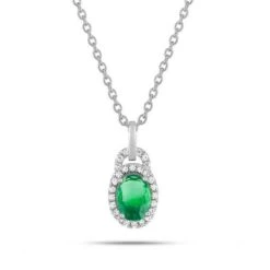 Collier Emeraude Et Diamants Loane - 3.6010.E1