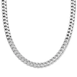 Collier En Argent Serti De Zirconium Naiomy Silver Silver - Femme - Teraiana - N2A52