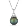 Collier Perle Tahiti 12 Mm Luna