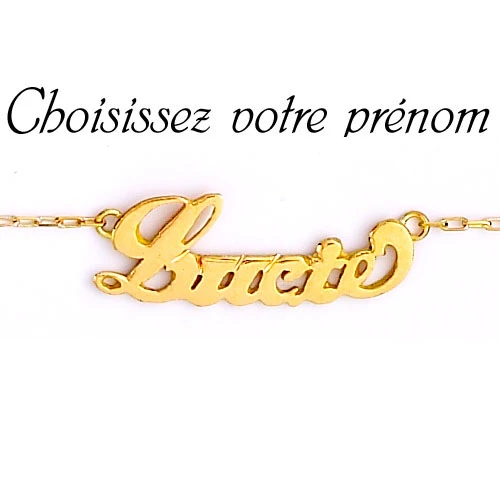 Collier Prénom Or 18 Ct - 750/1000 - 2.6 G Aniata - G1035L