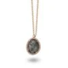 Collier Quartz Gris Diamant 0.13 Ct One More Stromboli 052779LA