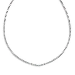 Collier Rivière De Diamants Or Blanc 3.56 Ct Halia - 058679A