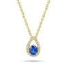 Collier Saphir Et Diamants 0.48ct - Cecilia-7VN556JSB