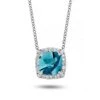 Collier Topaze Diamant 0.1 Ct One More Etna 050453TA