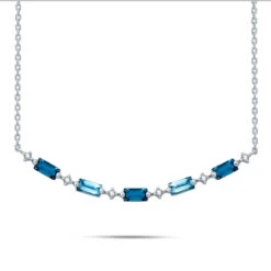 Collier Topaze - Or Jaune - Yuri -CLKC06