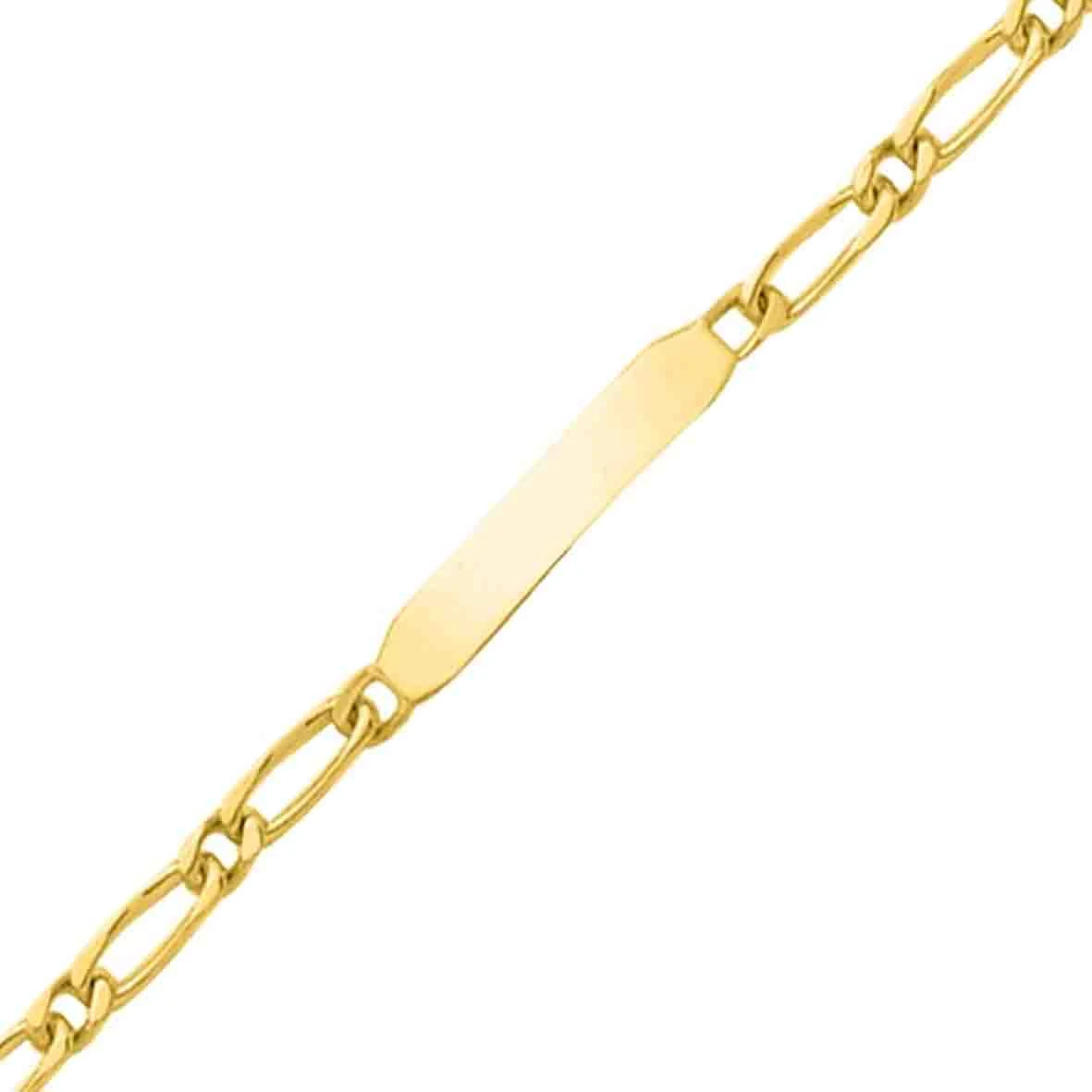 Gourmette Baptême Or Jaune à Graver Clara