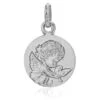 Médaille Ange à La Colombe Augis Or Blanc 14 Mm Shanna G2664X0000