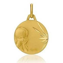 Médaille Ange Chérubin Augis Or Jaune 16 Mm Oxanna J5053X0000