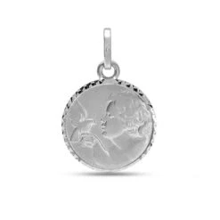Médaille Ange Or Blanc 13 Mm Alyona - 9K20856G