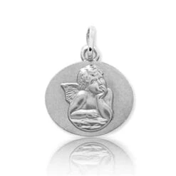 Médaille Ange Or Blanc Marylène - 661104