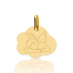 Médaille Ange Or Jaune Aiata - XR1521