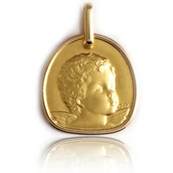 Médaille Ange Or Jaune Diana - XR1435