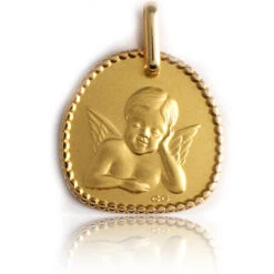 Médaille Ange Or Jaune Dorothée - XR1434