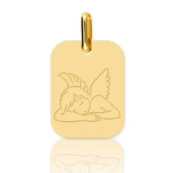 Médaille Ange Or Jaune Emmanuelle - XR1520