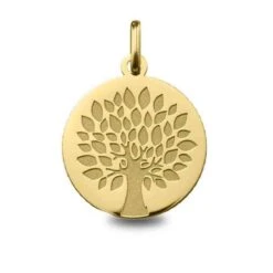 Médaille Arbre De Vie Or Jaune - 16 Mm -Emere - 248400210