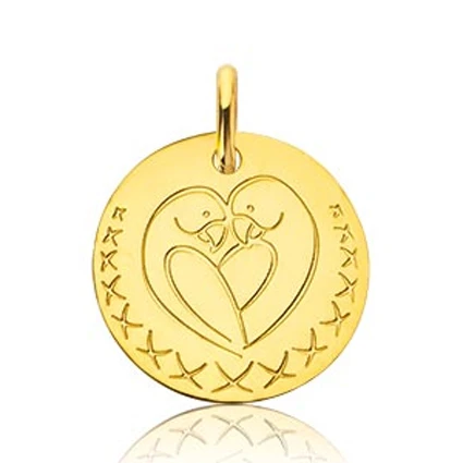 Médaille Bébé Love Bird - -Mona - J9423X0000