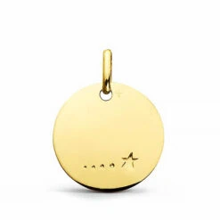 Médaille étoile Augis Or Jaune 16 Mm Enchantée J4777X0000