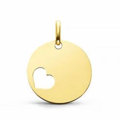 Médaille Personnalisable Cur Ajouré Augis Or Jaune Hansa J4779X0000