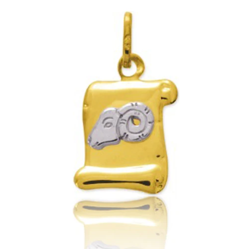 Médaille Zodiac Bélier 2 Ors Luna