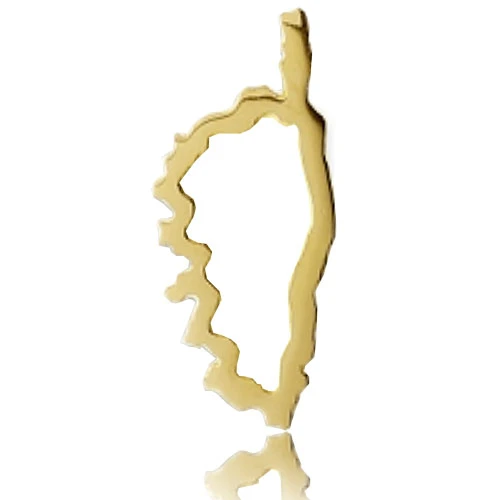 Pendentif Corse Or Blanc Cur - XPGV4