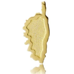 Pendentif Corse Or Blanc Sirèna - XPGM4