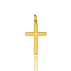 Pendentif Croix Or Jaune Angélina