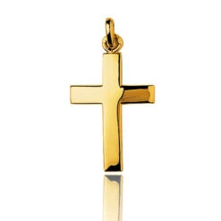 Pendentif Croix Or Jaune Anna
