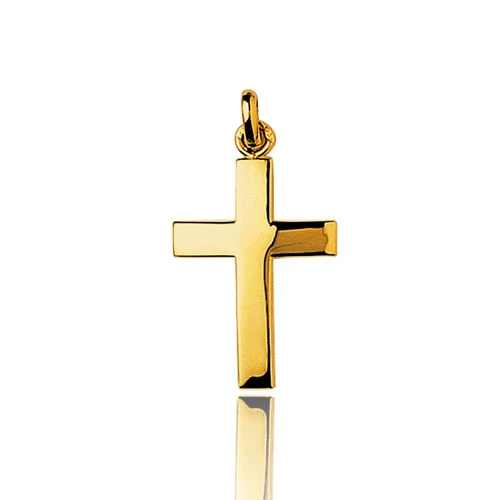 Pendentif Croix Or Jaune Clémentine