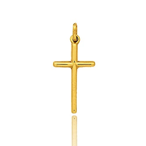 Pendentif Croix Or Jaune Floriane