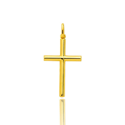 Pendentif Croix Or Jaune Larisa